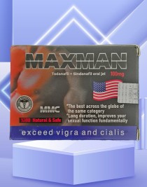 MaxMan USA Tadalafil Oral Jel 100 mg